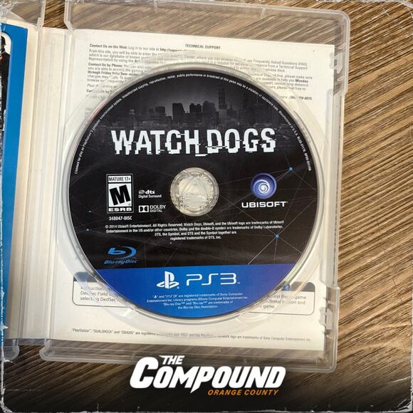 PS3 - Watch Dogs - Used / Complete - Picture 3 of 4
